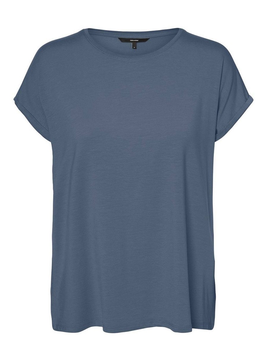 Donna VERO MODA T-Shirts | Vmava Plain Ss Top - T-Shirt