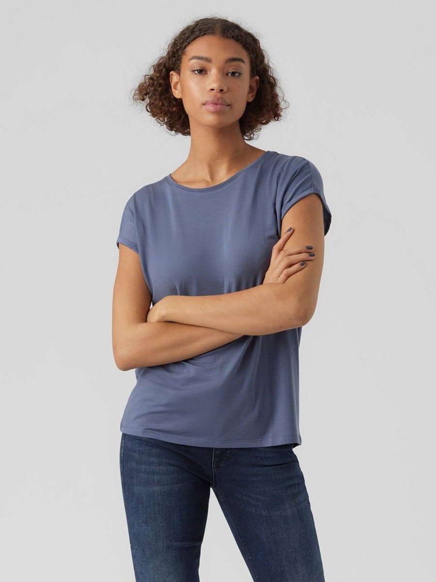 Donna VERO MODA T-Shirts | Vmava Plain Ss Top - T-Shirt