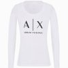 Donna ARMANI EXCHANGE T-Shirts | T-Shirt A Manica Lunga Con Logo