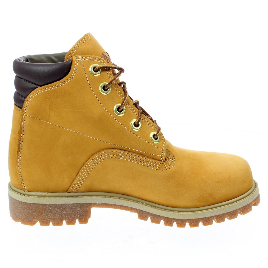 Junior TIMBERLAND Scarponcini | 6 Inch Premium Waterproof Wheat Nubuck