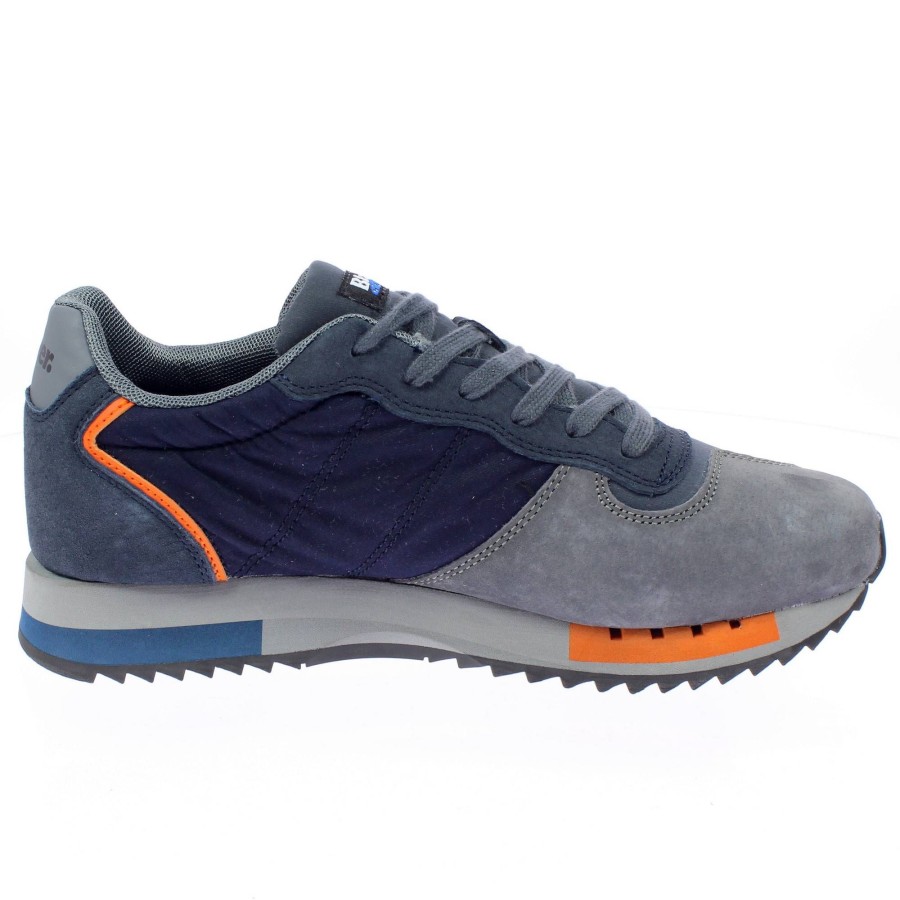 Uomo BLAUER Sneakers | Queens - Sneakers Basse In Suede