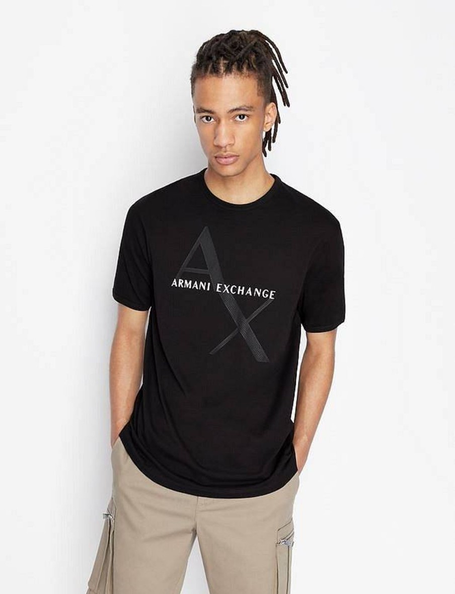 Uomo ARMANI EXCHANGE T-Shirts | Tee Basic Logo Centrale