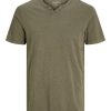 Uomo JACK & JONES T-Shirts | Jesplit T-Shirt Con Collo A V