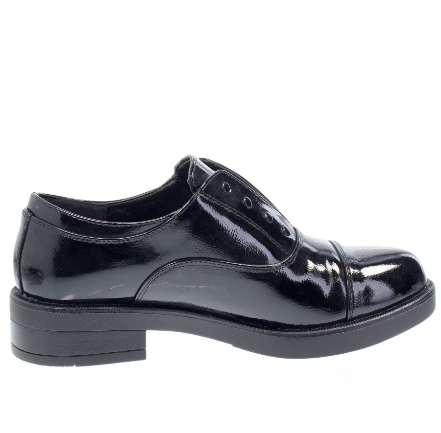 Donna CAFE' NOIR Stringate | Slip On In Vernice Con Tacco