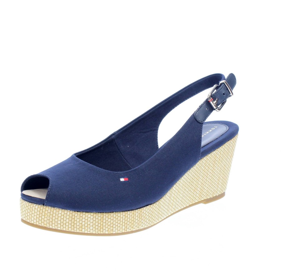 Donna TOMMY HILFIGER Sandali | Iconic Elba Sling Back Wedge - Sandali Con Zeppa