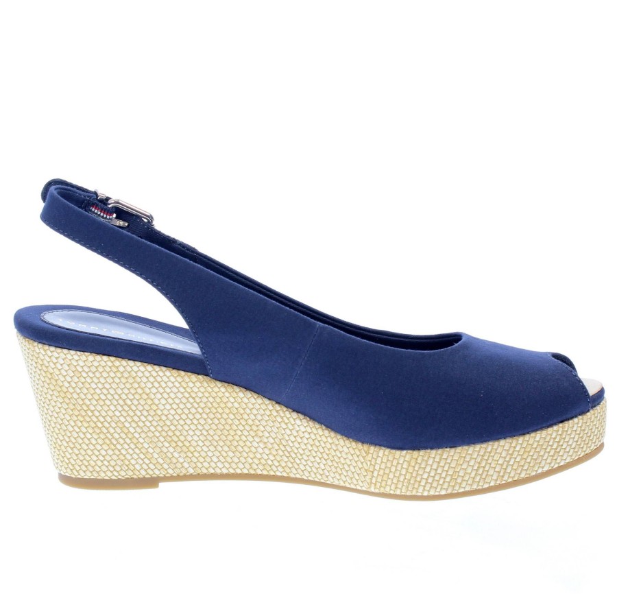 Donna TOMMY HILFIGER Sandali | Iconic Elba Sling Back Wedge - Sandali Con Zeppa