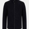 Uomo GUESS Giubbotti E Cappotti | Faux Leather Biker Jacket - Giacca Simil Suede