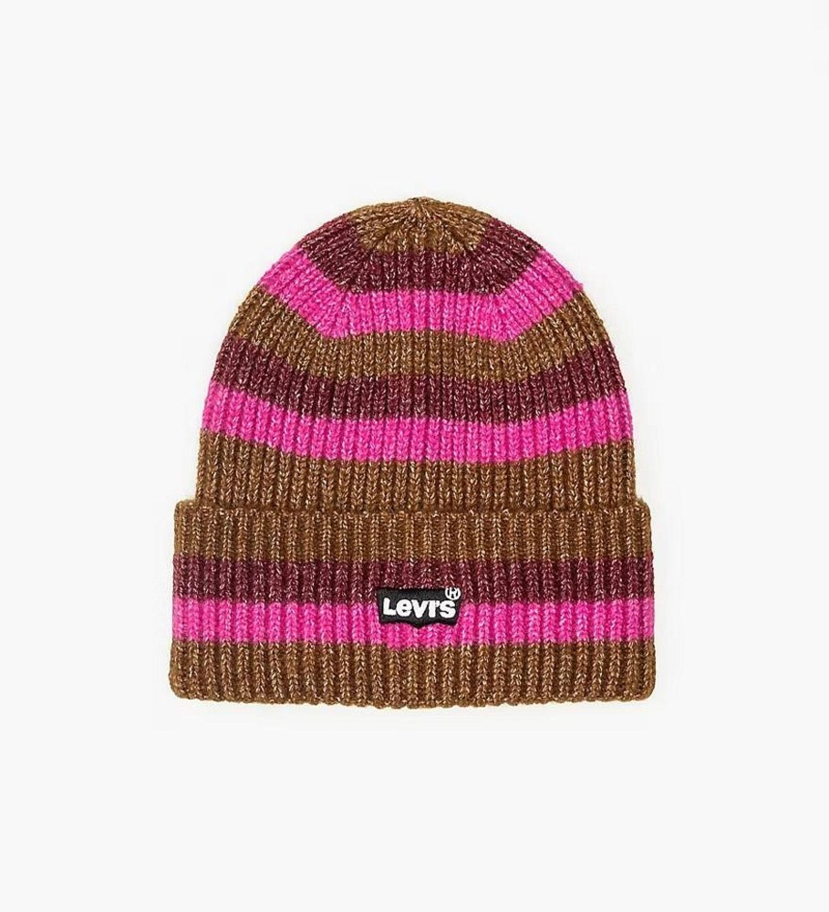 Uomo LEVI'S Cappelli | Essential Ribbed Batwing Beanie - Berretto Mini Logo