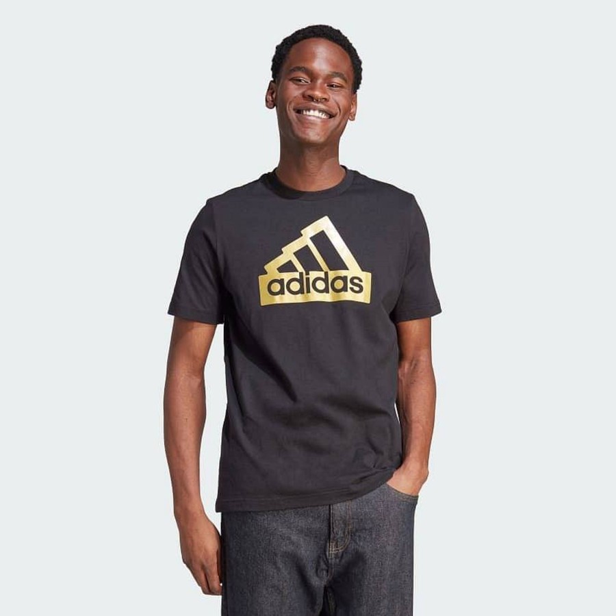 Uomo ADIDAS T-Shirts | Sportswear Future Icons Metallic - Tee Big Logo