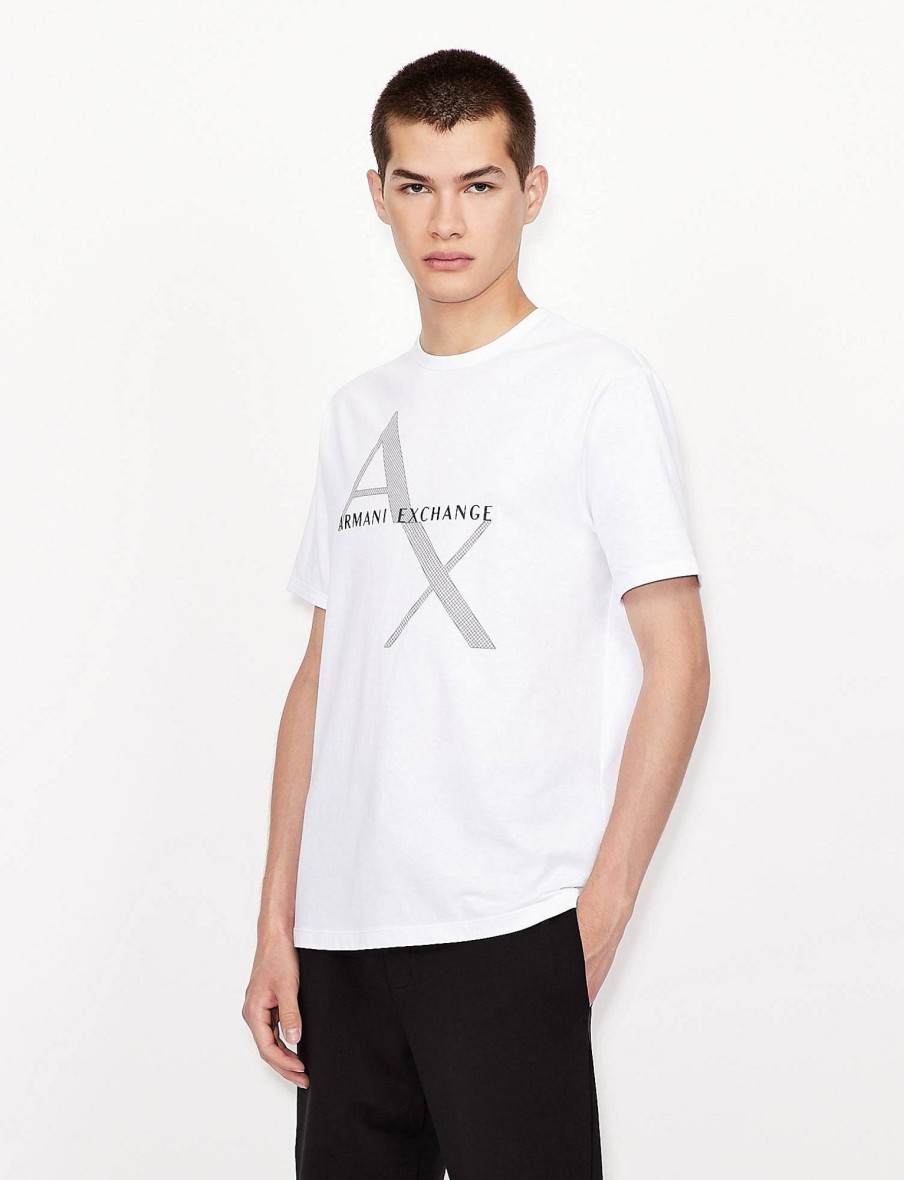 Uomo ARMANI EXCHANGE T-Shirts | Tee Basic Logo Centrale