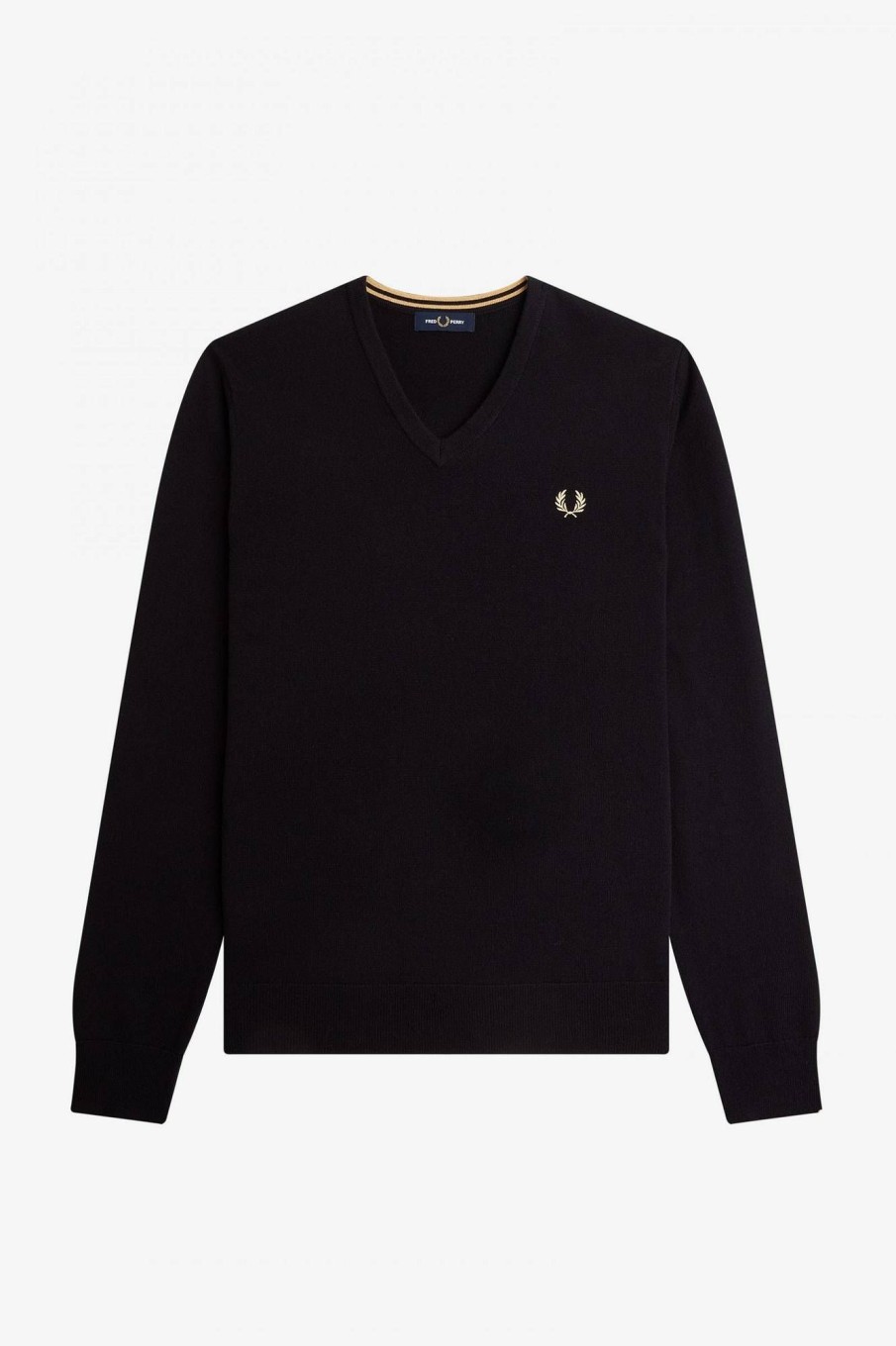 Uomo FRED PERRY Maglieria | Maglione Classico Con Scollo A V