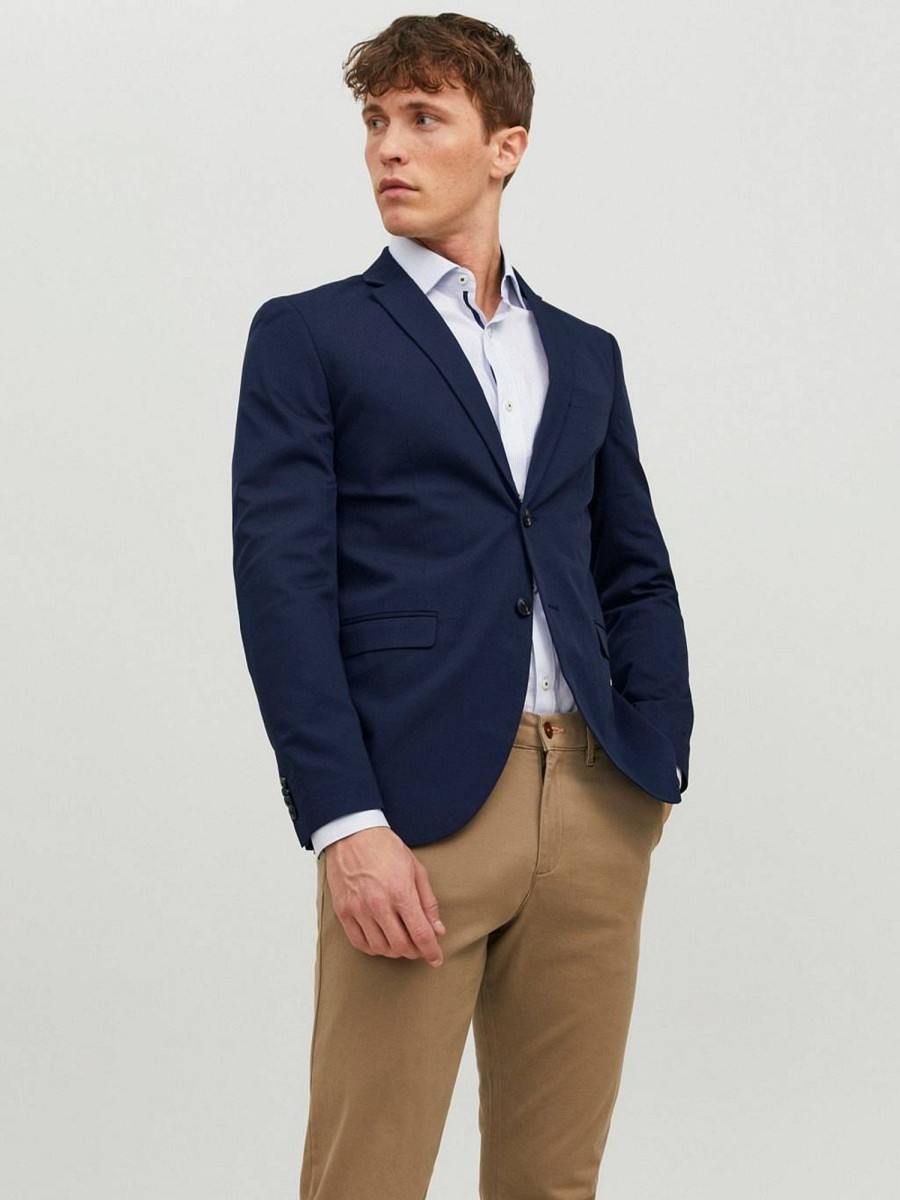 Uomo JACK & JONES Giacche Blazers | Jprfranco Blazer - Giacca Monopetto Misto Viscosa