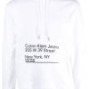 Uomo CALVIN KLEIN JEANS Felpe | Ck Address Logo Hoodie - Felpa Con Cappuccio