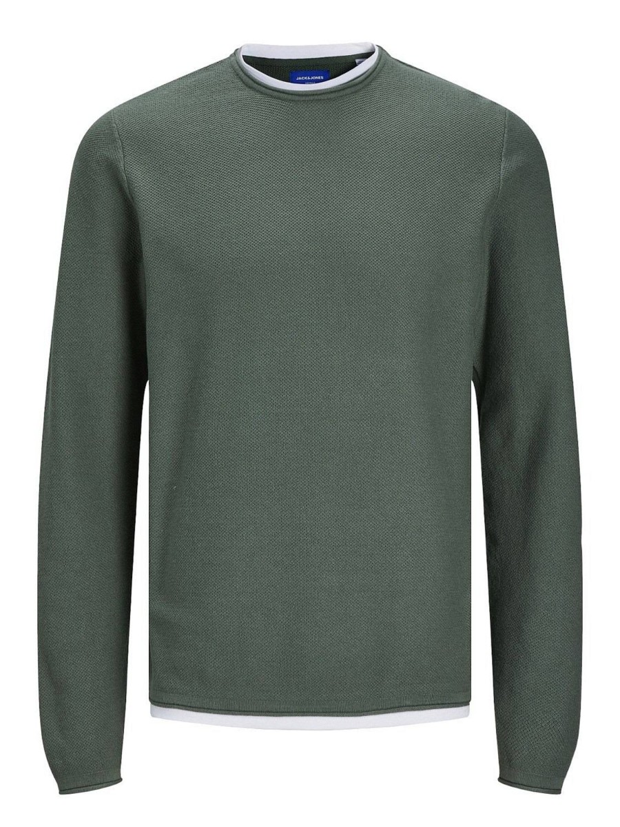 Uomo JACK & JONES Maglieria | Jortwinn Knit Crew Neck Sn - Maglia Girocollo