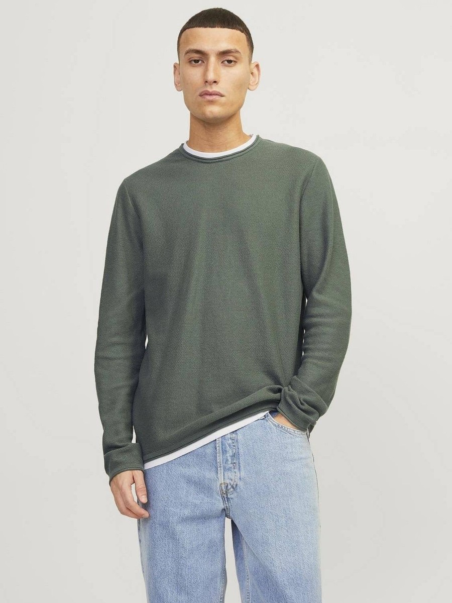 Uomo JACK & JONES Maglieria | Jortwinn Knit Crew Neck Sn - Maglia Girocollo