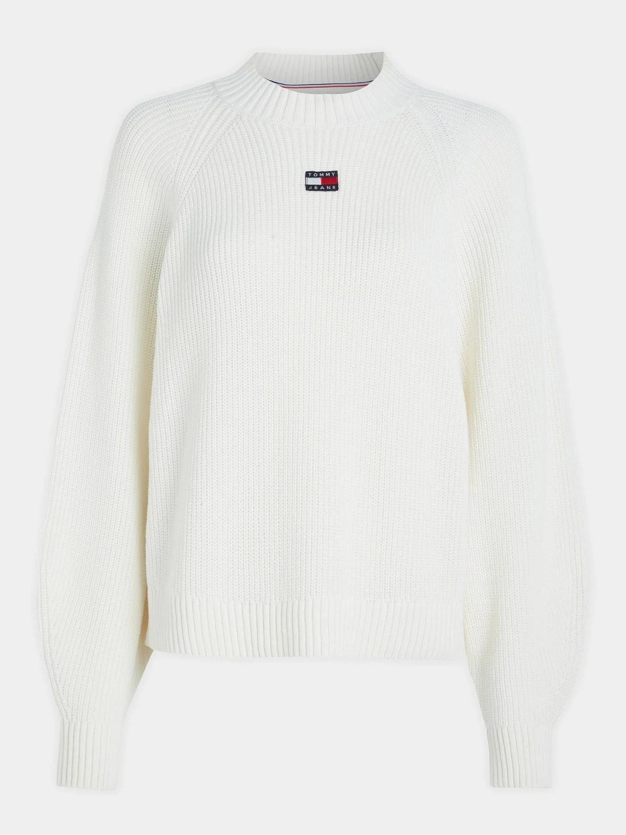 Donna TOMMY HILFIGER Pullover E Cardigan | Tjw Badge Mockneck Sweater - Maglione