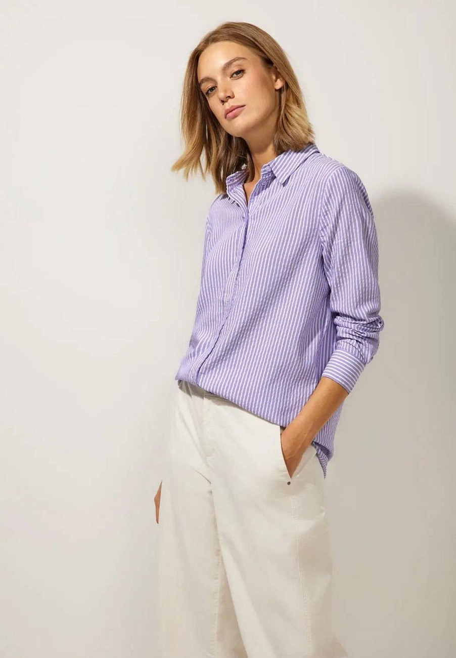 Donna STREET ONE Camicie | Seersucker Longblouse - Camicia Lunga