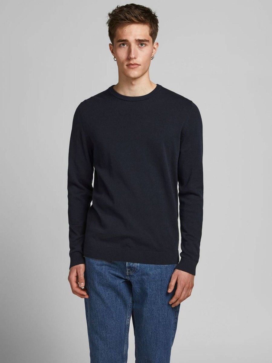 Uomo JACK & JONES Maglieria | Basic Knit Crew Neck - Maglione Girocollo