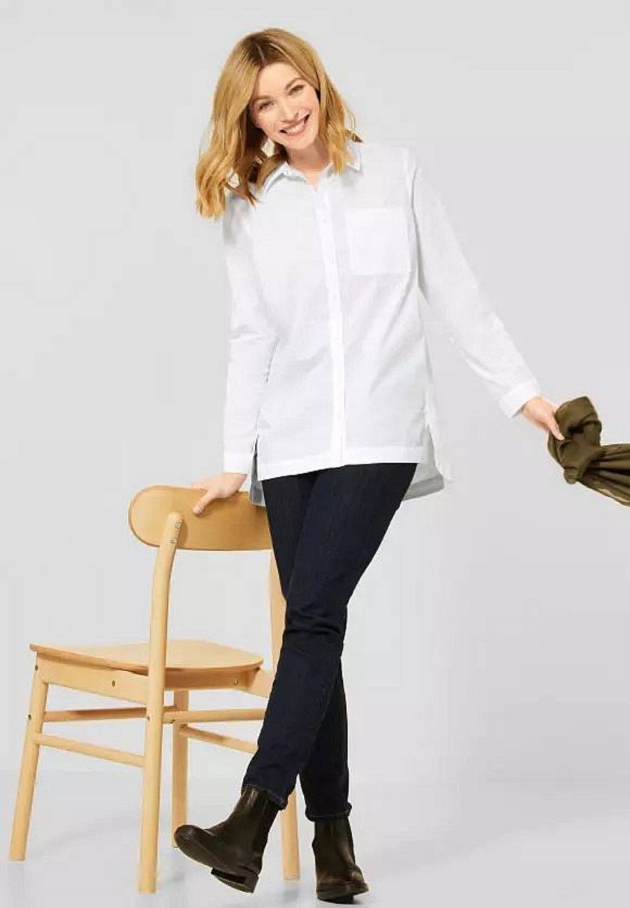 Donna CECIL Camicie | Solid Long Blouse - Camicia