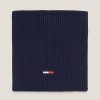 Uomo TOMMY HILFIGER Sciarpe | Flag Scarf - Sciarpa A Coste Con Logo