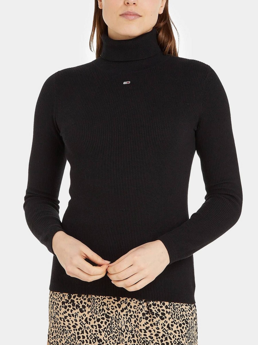 Donna TOMMY HILFIGER Pullover E Cardigan | Tjw Essential Turtleneck Sweater - Dolcevita