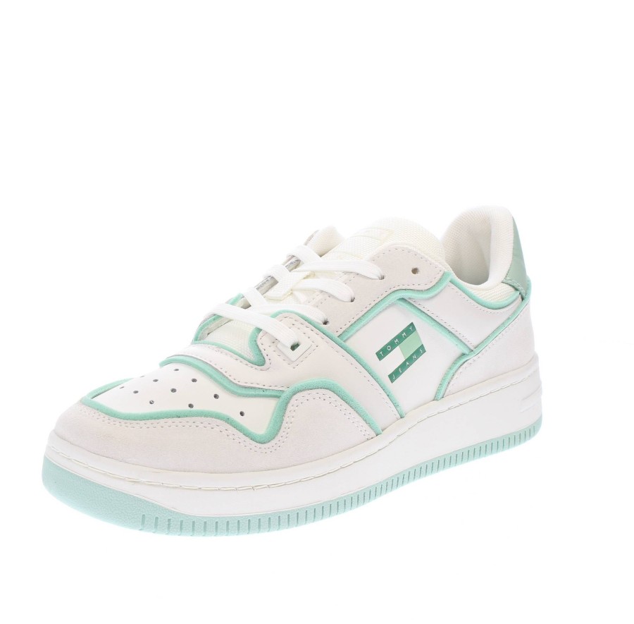 Donna TOMMY HILFIGER Sneakers | Retro Basket Foam Edge - Sneakers In Pelle