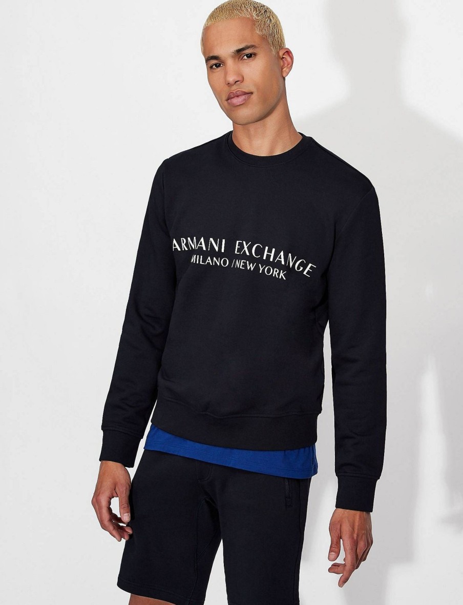 Uomo ARMANI EXCHANGE Felpe | Felpa Girocollo Logo