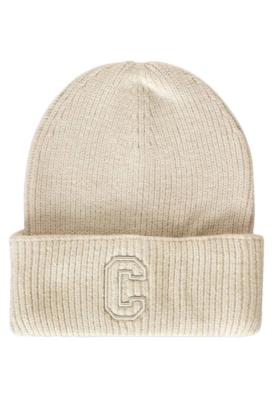 Donna CECIL Cappelli | Knit Cap - Berretto Inziale Logo Ricamata