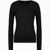 Donna ARMANI EXCHANGE Pullover E Cardigan | Pullover Tricot Girocollo Effetto Lame