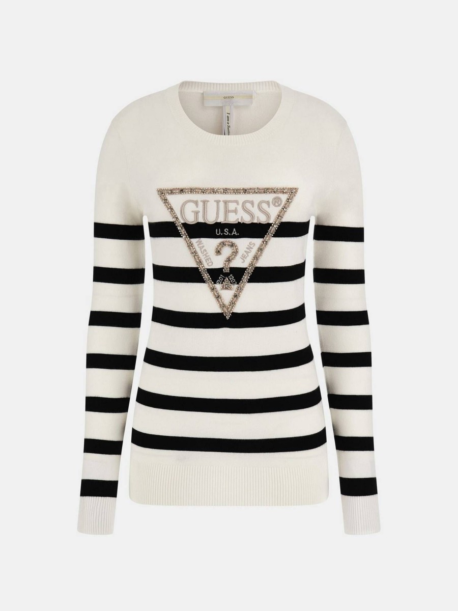 Donna GUESS Pullover E Cardigan | Rosalie Triangle Logo - Maglione