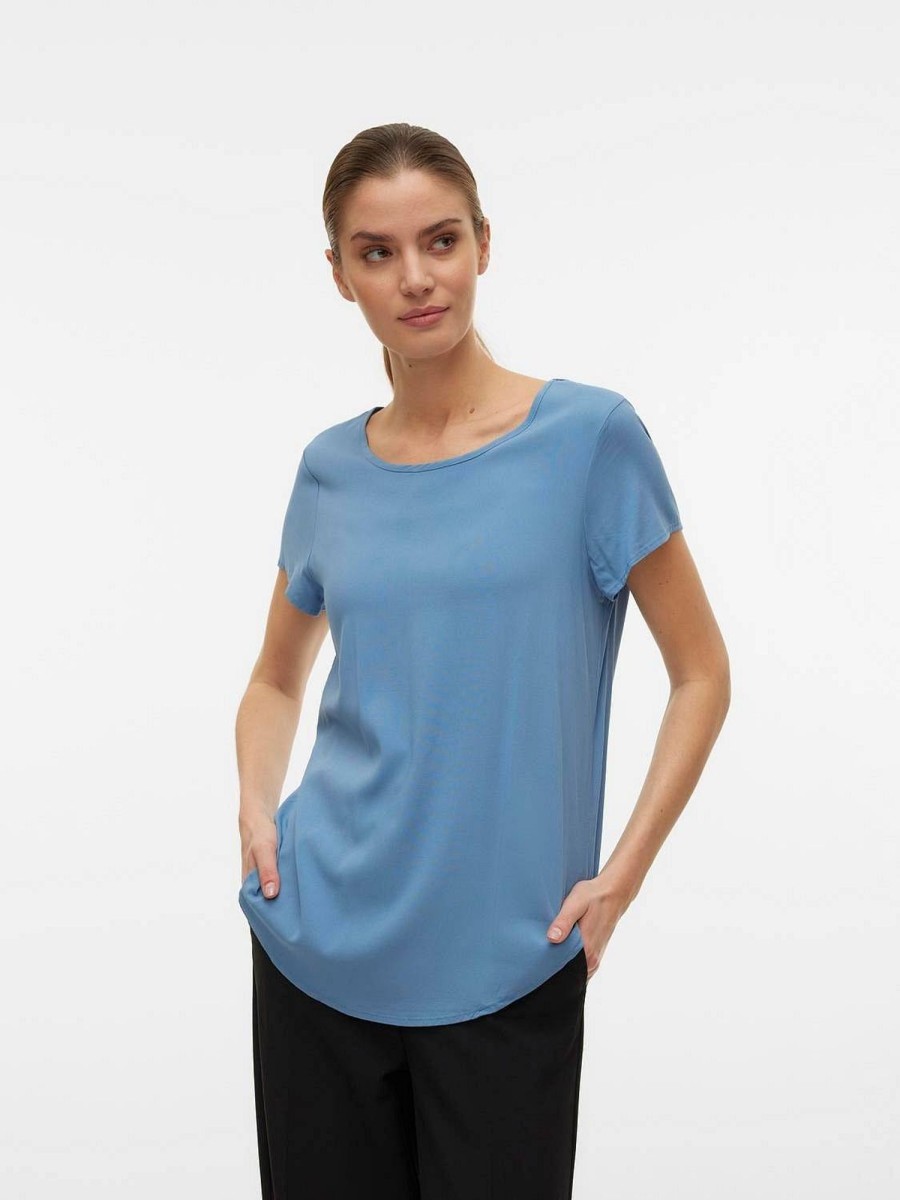 Donna VERO MODA T-Shirts | Bella Ss Top - T-Shirt Maniche Corte