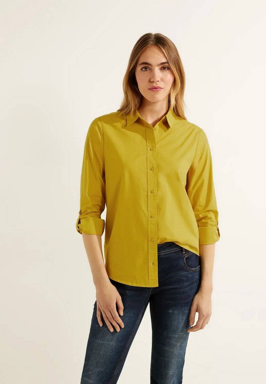 Donna CECIL Camicie | Solid Cotton Blouse - Camicia Tinta Unita