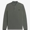 Uomo FRED PERRY Polo | Polo Manica Lunga Pique