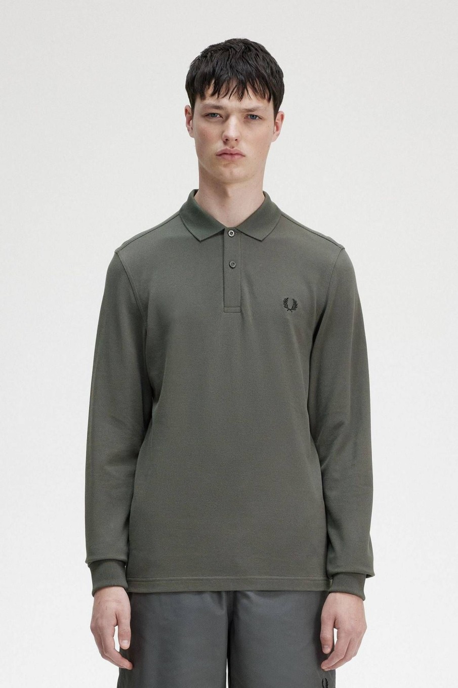 Uomo FRED PERRY Polo | Polo Manica Lunga Pique