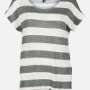 Donna VERO MODA T-Shirts | Wide Stripe Top - T-Shirt A Righe