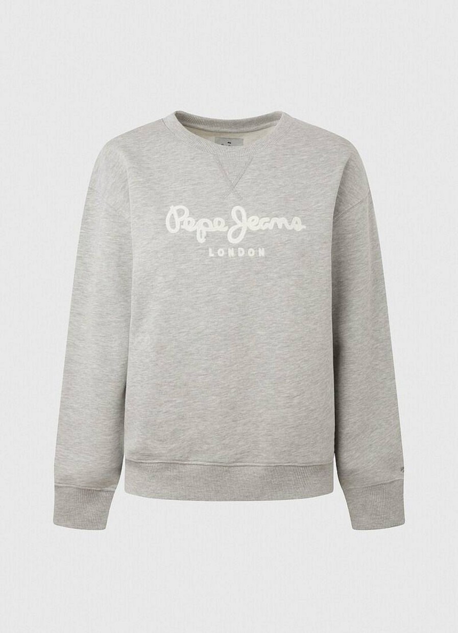 Donna PEPE JEANS Felpe | Nanette N Sweat - Felpa Con Logo