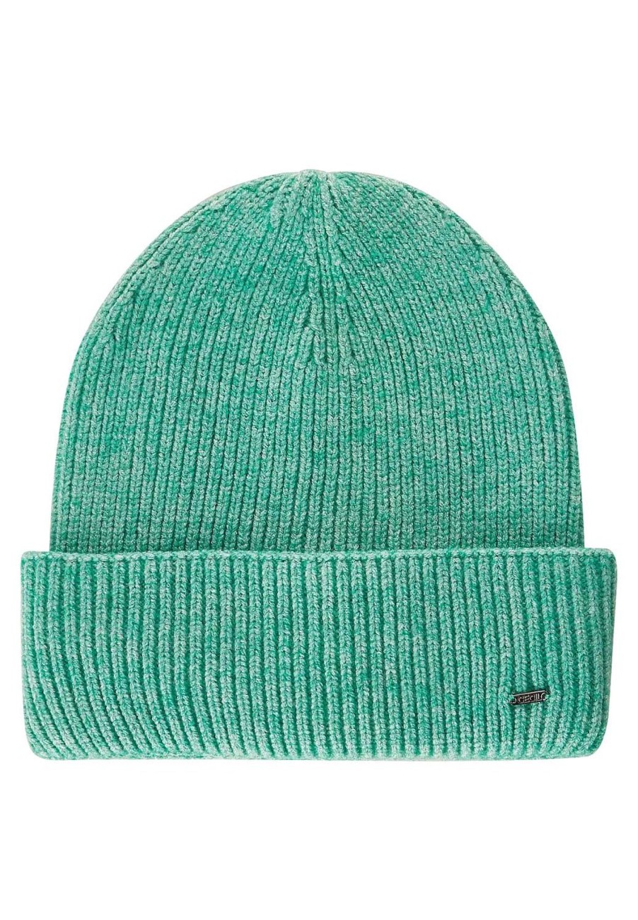 Donna CECIL Cappelli | Knit Cap - Berretto A Costine Con Risvolto