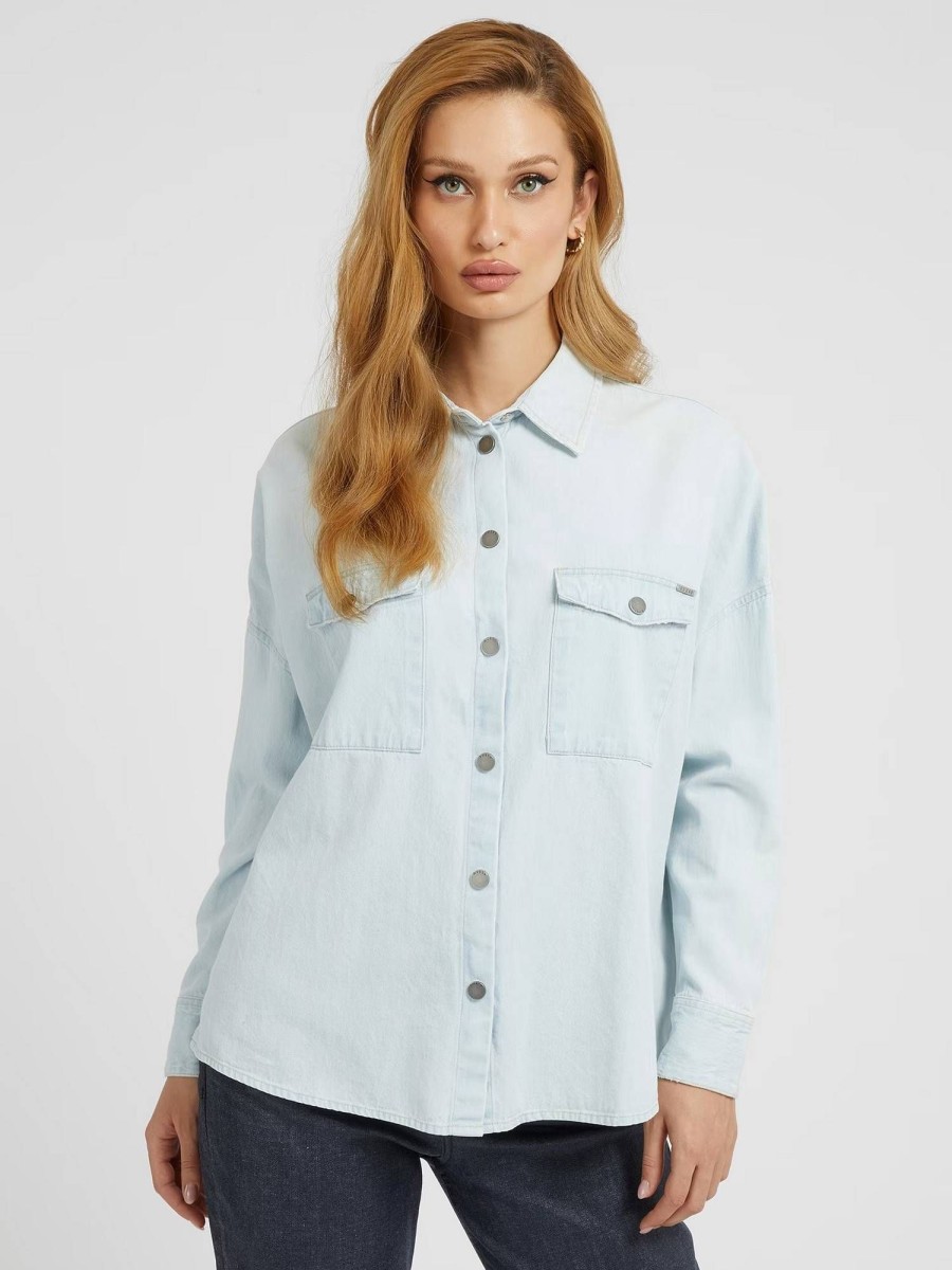 Donna GUESS Camicie | Nadya L/S Shirt - Camicia Relaxed