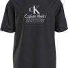 Uomo CALVIN KLEIN JEANS T-Shirts | Stacked Archival Tee - T-Shirt Con Logo