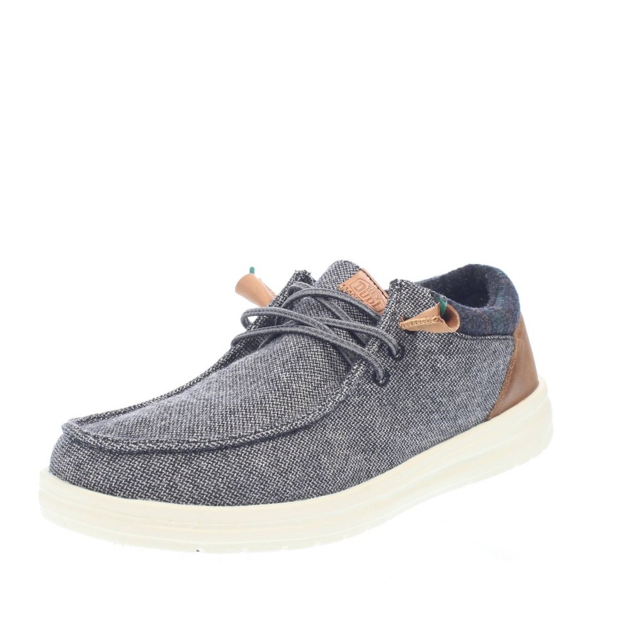 Uomo HEY DUDE Scarpe Da Barca | Wally Grip Wool - Scarpe Da Barca