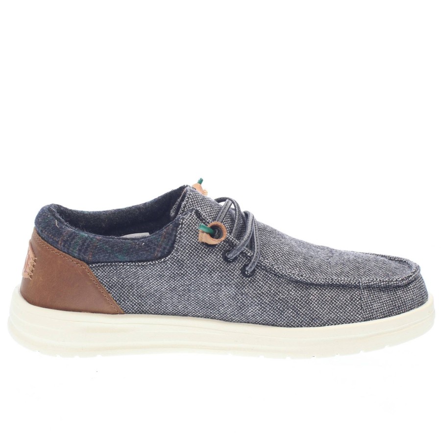 Uomo HEY DUDE Scarpe Da Barca | Wally Grip Wool - Scarpe Da Barca