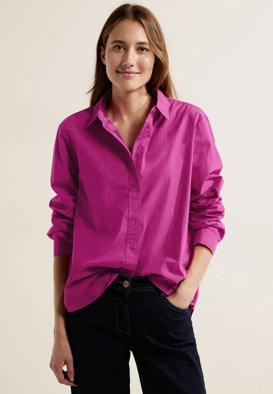 Donna CECIL Camicie | Solid Cotton Blouse - Camicia Tinta Unita