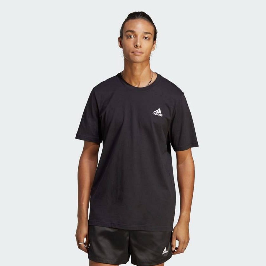 Uomo ADIDAS T-Shirts | Essentials Single Jersey - Tee Small Logo