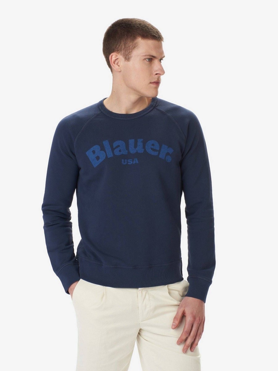 Uomo BLAUER Felpe | Felpa Girocollo