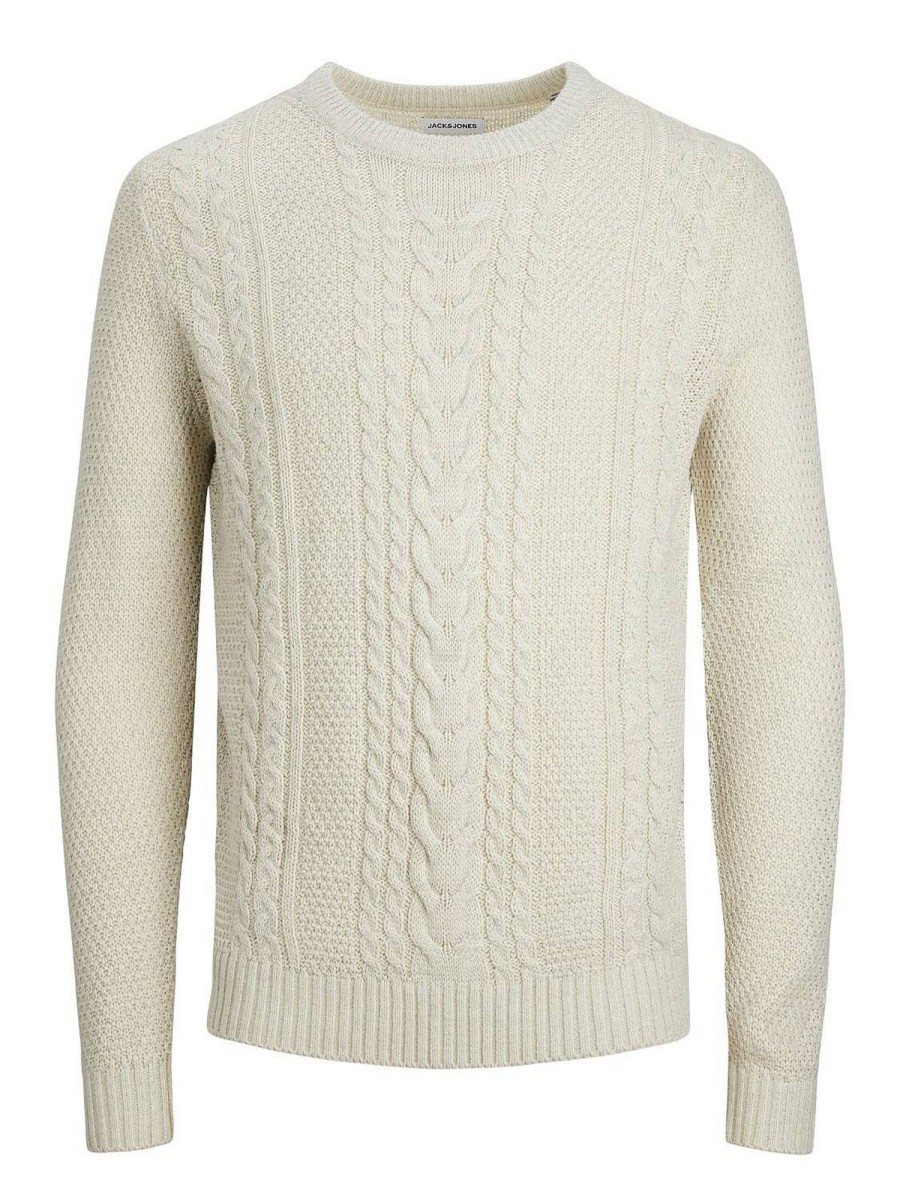 Uomo JACK & JONES Maglieria | Craig Knit Crew Neck - Maglione A Trecce