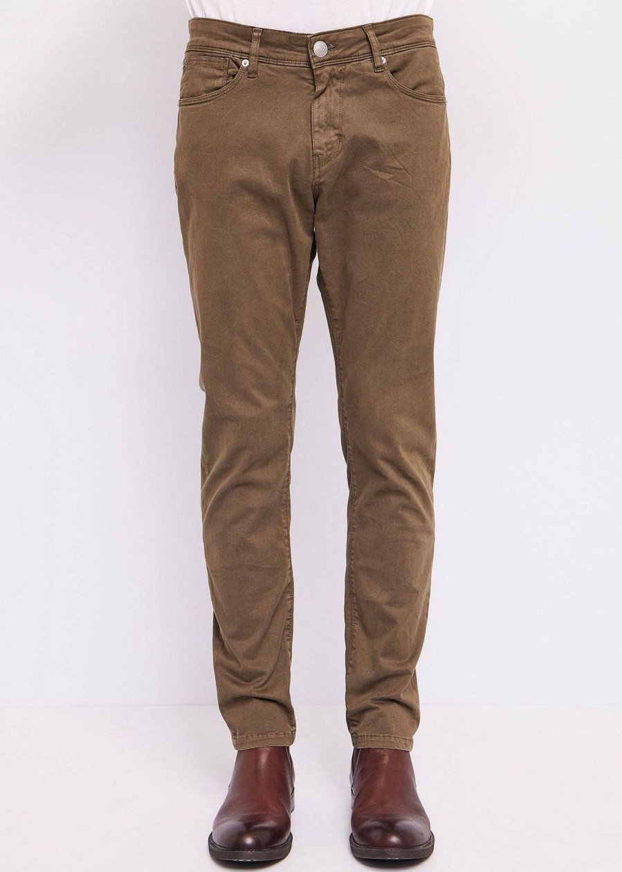 Uomo GAUDI' Pantaloni | Pantalone In Cotone Stretch