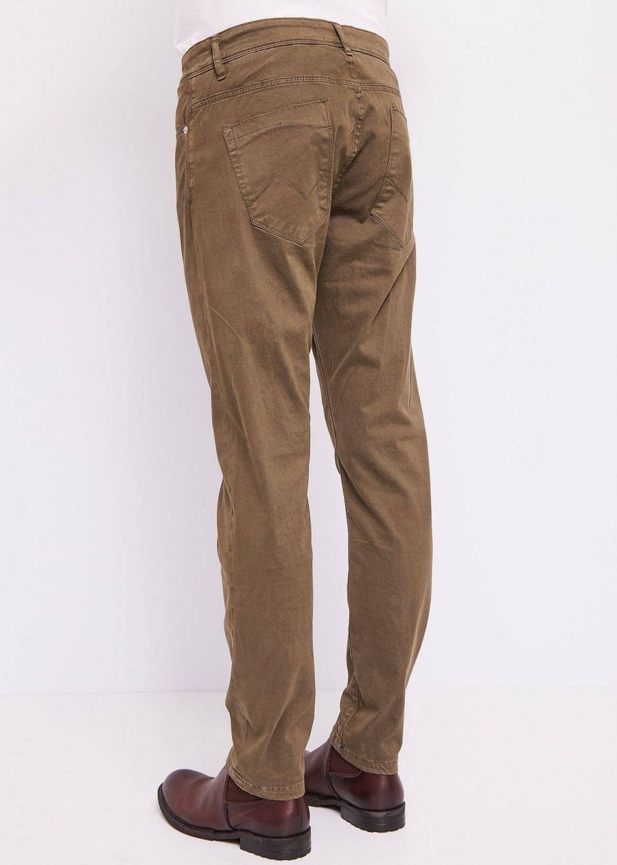 Uomo GAUDI' Pantaloni | Pantalone In Cotone Stretch