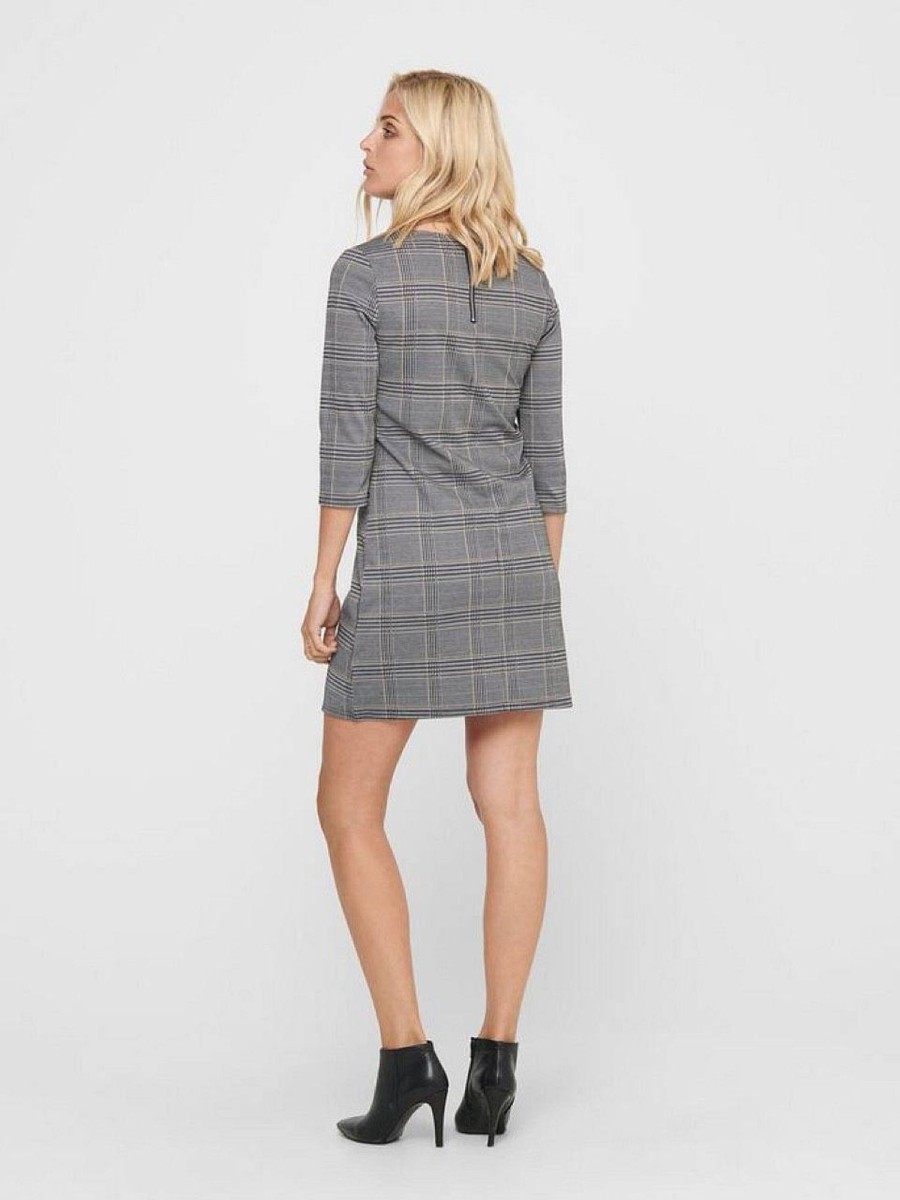 Donna ONLY Abiti E Vestiti | Briliant 3/4 Check Dress