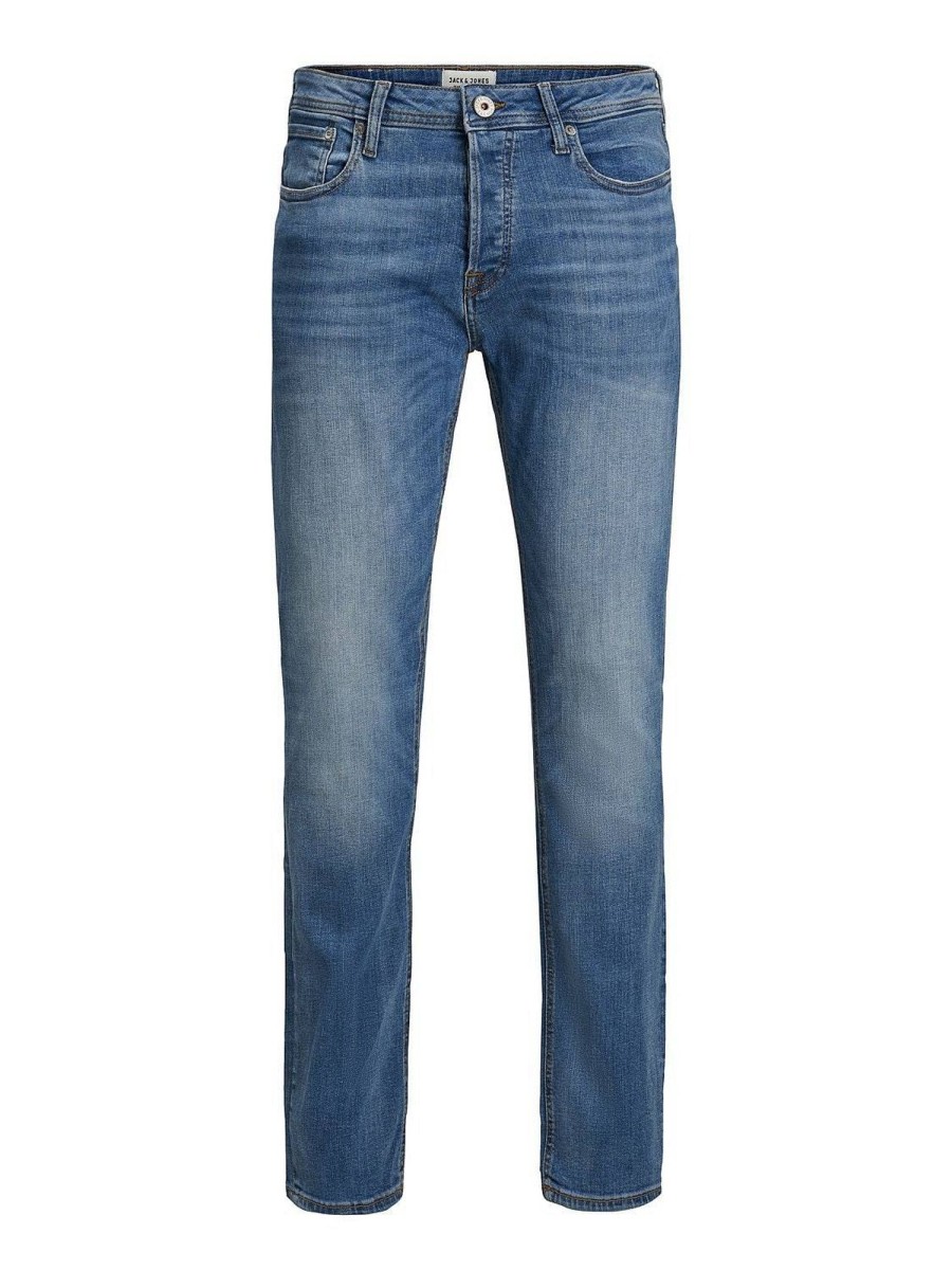 Uomo JACK & JONES Denim Jeans | Tim Original - Jeans Slim Straight Fit