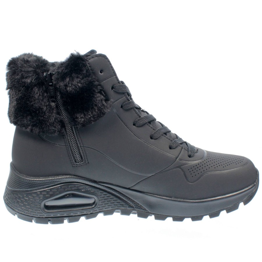 Donna SKECHERS Stivaletti | Uno Rugged Fall Air - Stivaletti Con Pelo